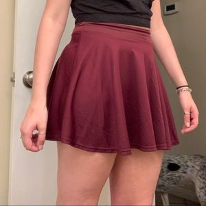 Maroon Skirt